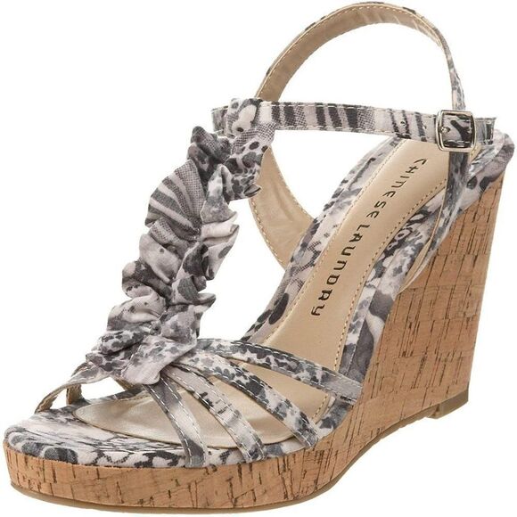 Chinese Laundry Venice Beach Wedge Sandals 7M - Picture 10 of 10